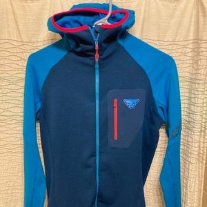 Dynafit light-weight fleece zip-up hoodie